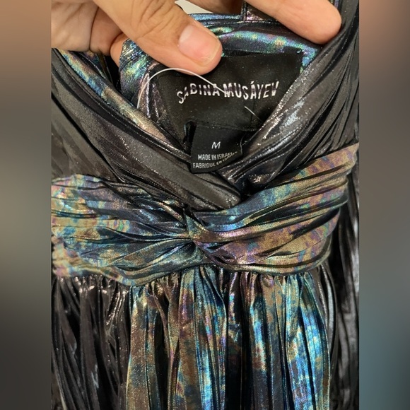 Wendy Dress in Dark Silver Sabina Musayev - Picture 7 of 12